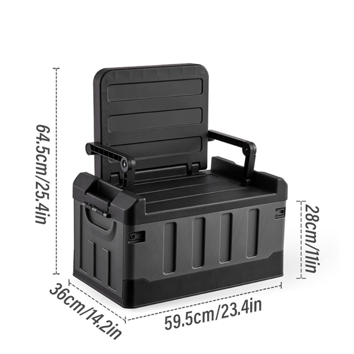 Folding Storage Box Large Capacity Organizer Collapsible Container for Home Use