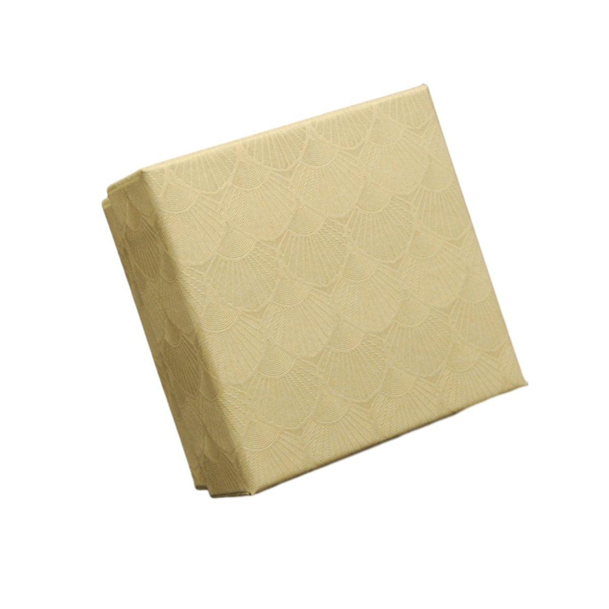 25X Jewelry Gift Boxes Shell Pattern 7.5CM Small GiftBox Empty Jewelry With Foam - Pink