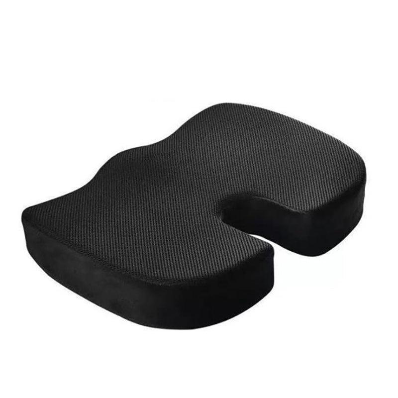 Orthopaedic Memory Foam Seat Cushion Support Back Pain Chair Pillow Car - Coffee