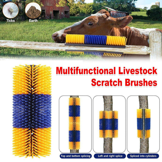 Multifunctional Livestock Brush Massage Scratching and Cleaning Rubbing Brush