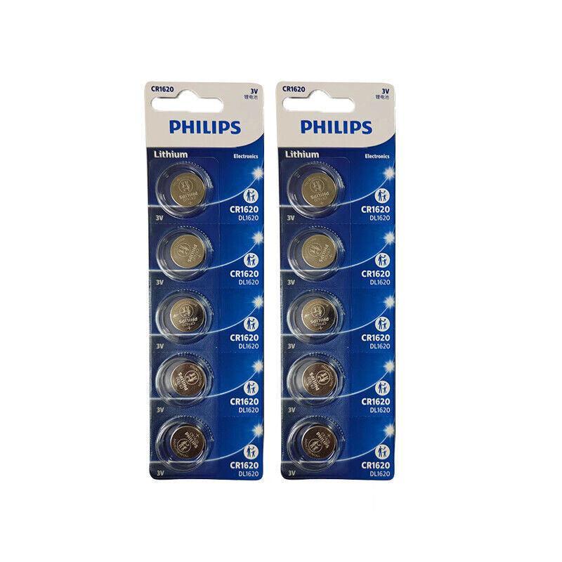 5-20Pcs Philips Cr1220 Cr1616 Cr1620 Cr1632 Cr2016 Cr2025 Cr2032 Button Battery - CR1616-10PCS