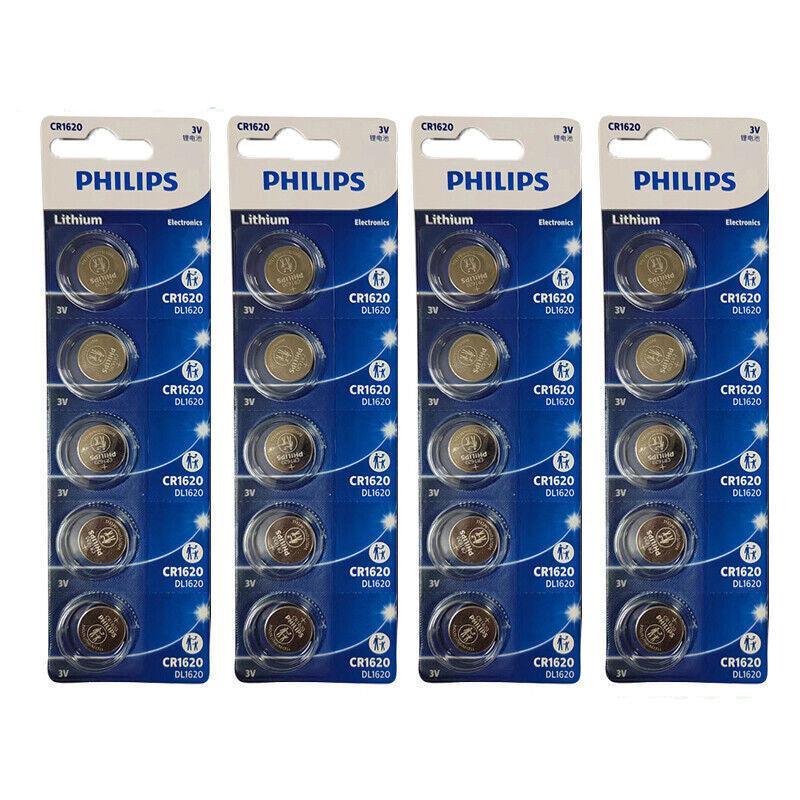 5-20Pcs Philips Cr1220 Cr1616 Cr1620 Cr1632 Cr2016 Cr2025 Cr2032 Button Battery - CR1616-10PCS