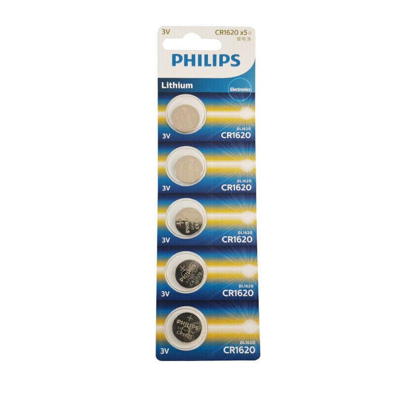 5-20Pcs Philips Cr1220 Cr1616 Cr1620 Cr1632 Cr2016 Cr2025 Cr2032 Button Battery - CR1616-20PCS