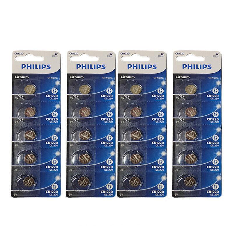 5-20Pcs Philips Cr1220 Cr1616 Cr1620 Cr1632 Cr2016 Cr2025 Cr2032 Button Battery - CR1632-20PCS