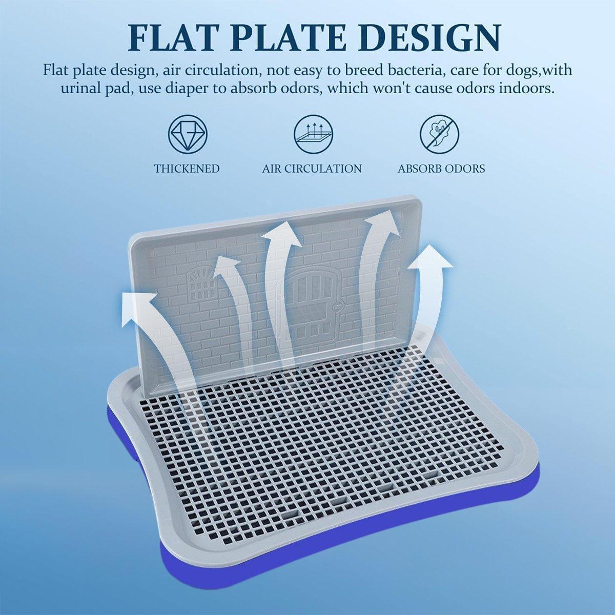 Pet Potty Training Pad Small And Medium-sized Dog Toilet Urinal Pee Tray - Blue