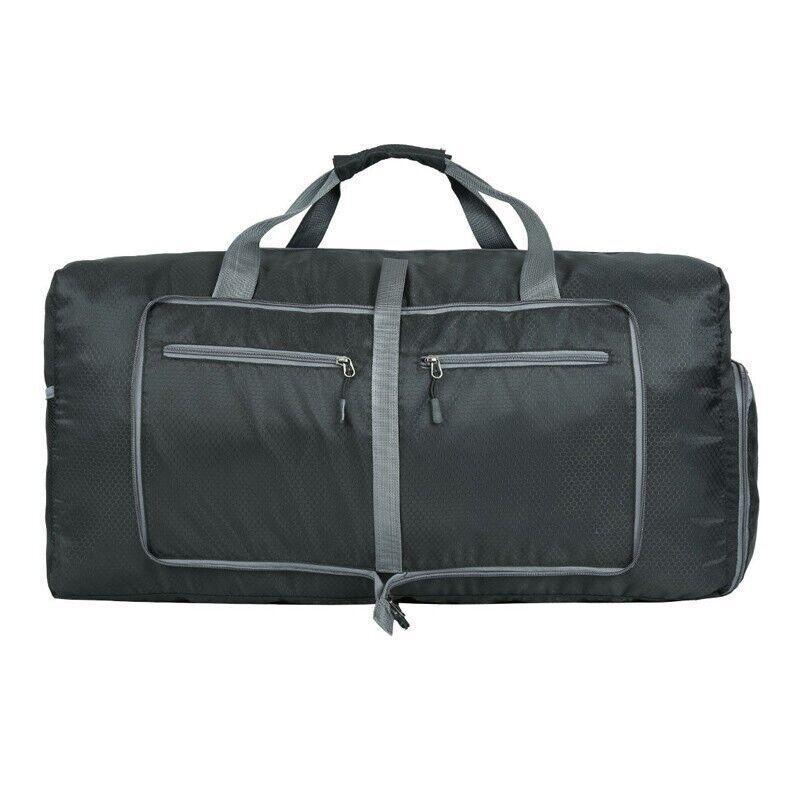 70L Large Travel Duffle Bag Foldable Waterproof Gym Bag with Shoe Compartment