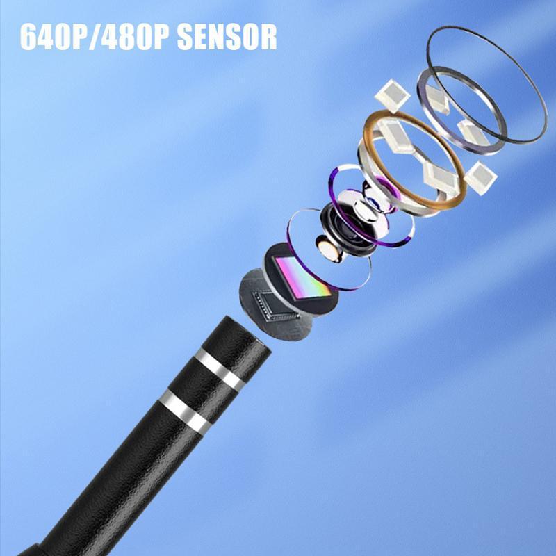 Led Ear Camera Cleaner Endoscope Otoscope Scope Pick Ear Wax Removal  Scoop Tool