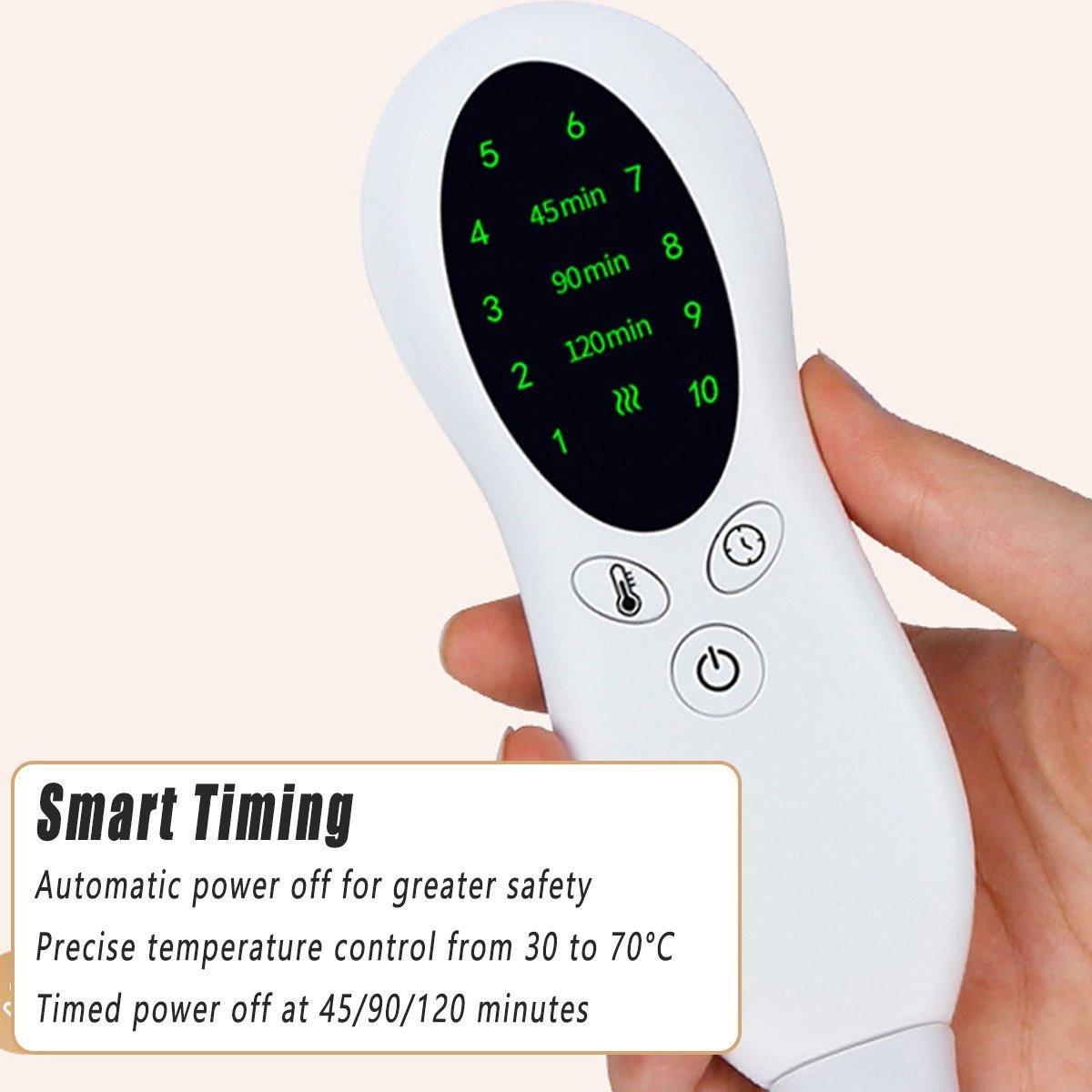 Multifunctional Heating Pad Electric Hot Blanket High Temperature Body Warmer - 100X50cm