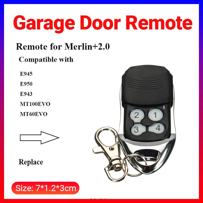 For Merlin+ 2.0 E945M E950 E943 Garage Gate Door Remote Control 433.92Mhz