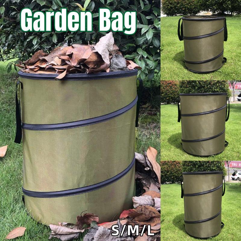 Collapsible Leaf Bin Outdoor Waste Bin for Garden Yard Cleanup and Storage - M