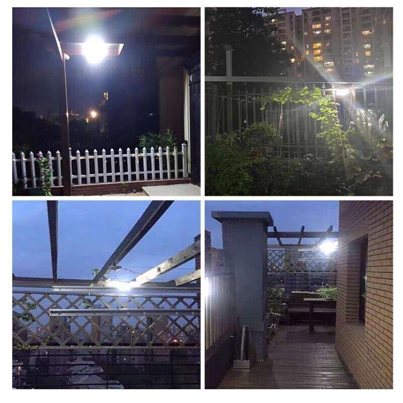 66 LED Solar Motion Sensor Light Outdoor Wall Security Lamp with 3 Heads