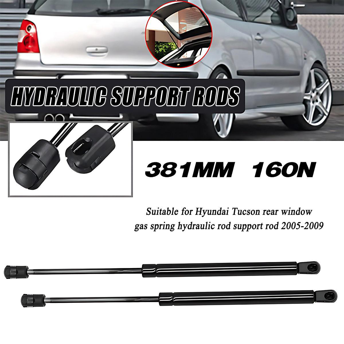 2x Gas Struts for Hyundai Tucson 2005-2009 Rear Window 381mm long 160N