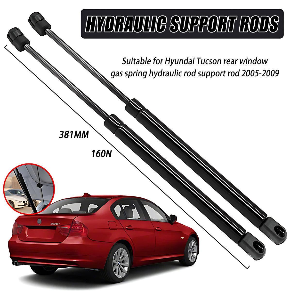 2x Gas Struts for Hyundai Tucson 2005-2009 Rear Window 381mm long 160N
