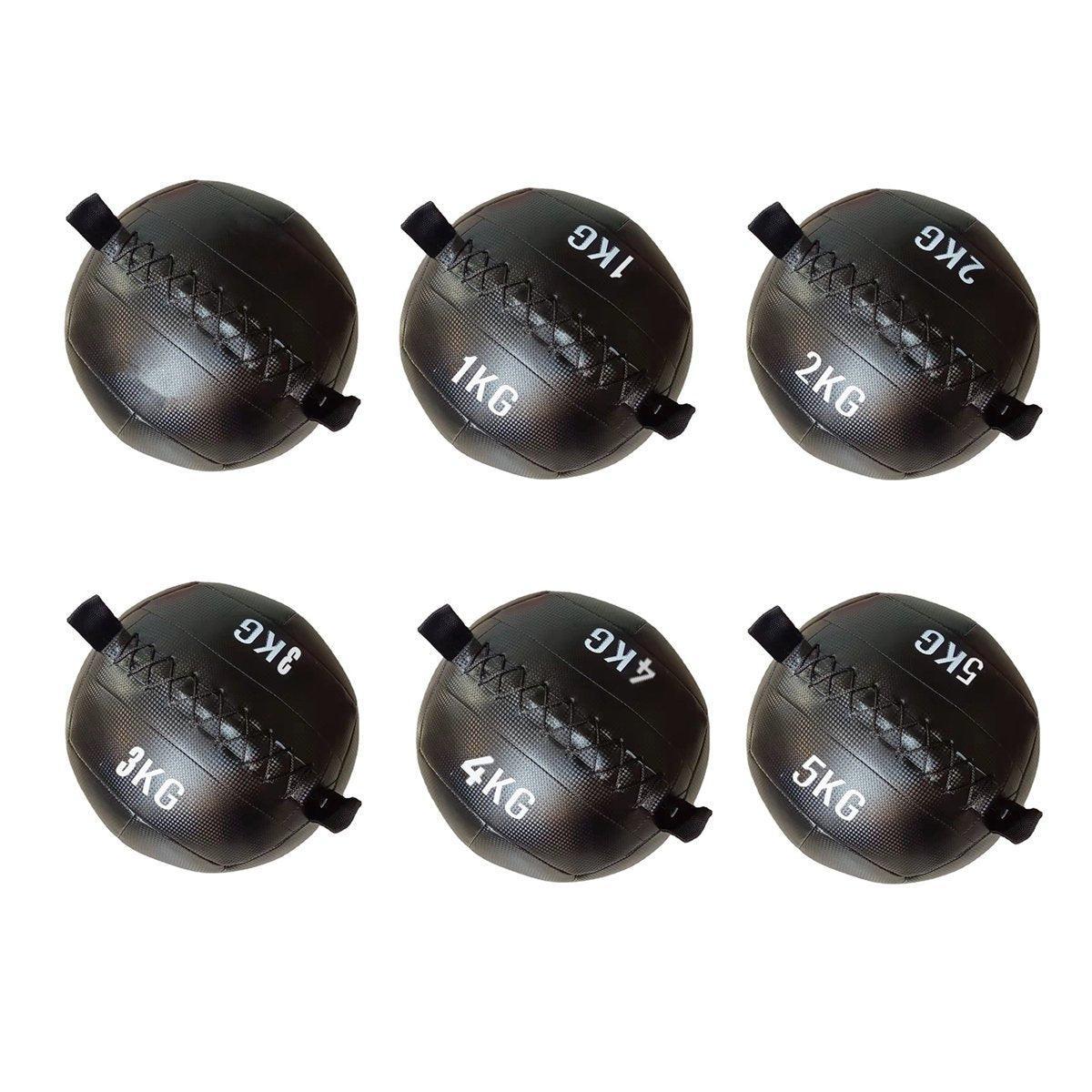 Non-Elastic Soft Squat Wall Ball for Solid Gravity and Balance Training Workouts - 2kg