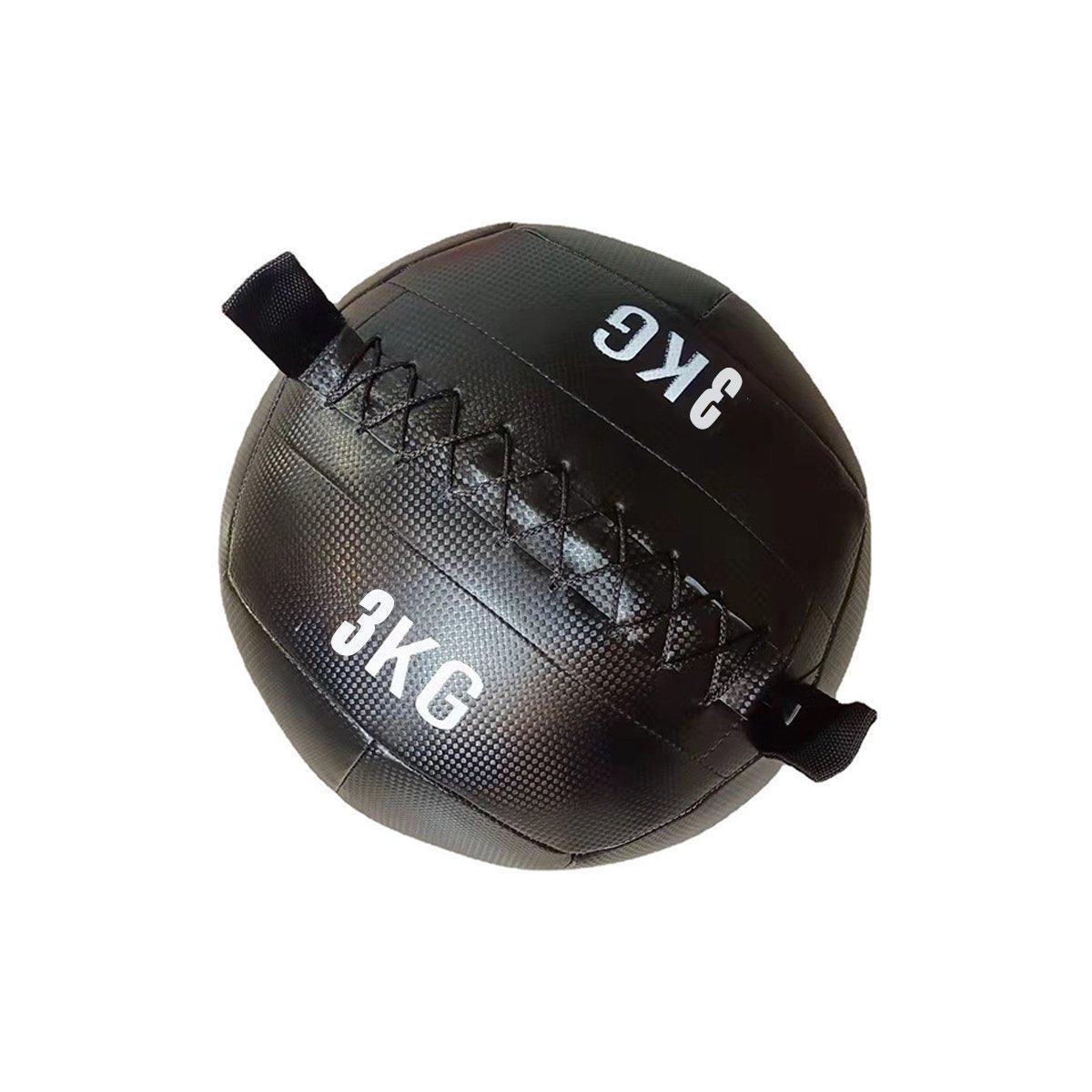 Non-Elastic Soft Squat Wall Ball for Solid Gravity and Balance Training Workouts - 3kg