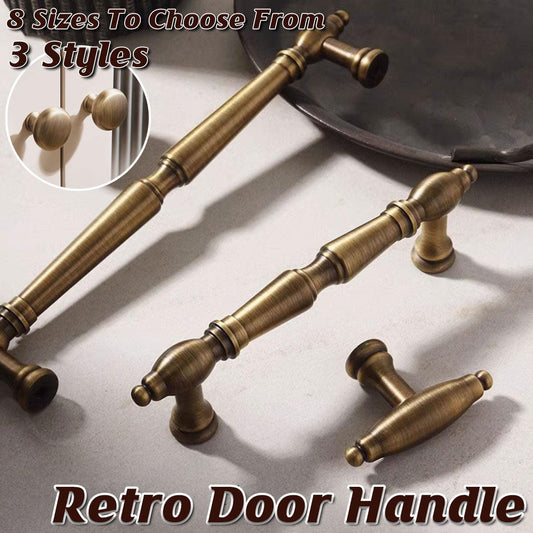8 Sizes Vintage Cabinet Door Drawer Pull Handle Wardrobe Shoe Cupboard Knob - Double Hole-Hole Spacing 160mm