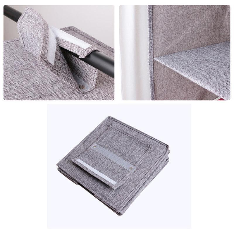 3/4/5 Tier Hanging Closet Organizer Fabric Storage Shelves for Wardrobe and Shoes - 5 Tier