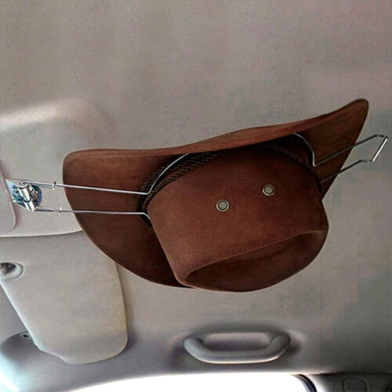 Car Hat Holder Spring Loaded Rack for Akubra Hard Hat Riding Helmet Storage