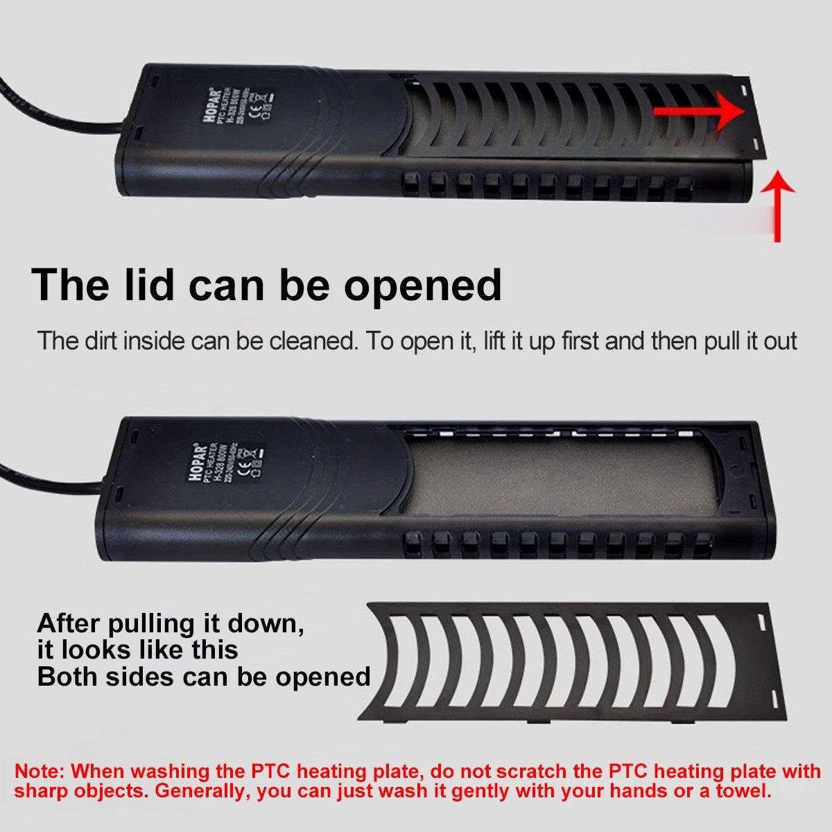 500/800/1000w Submersible Temperature Control Rod with LED Display for Fish Tanks - 500W