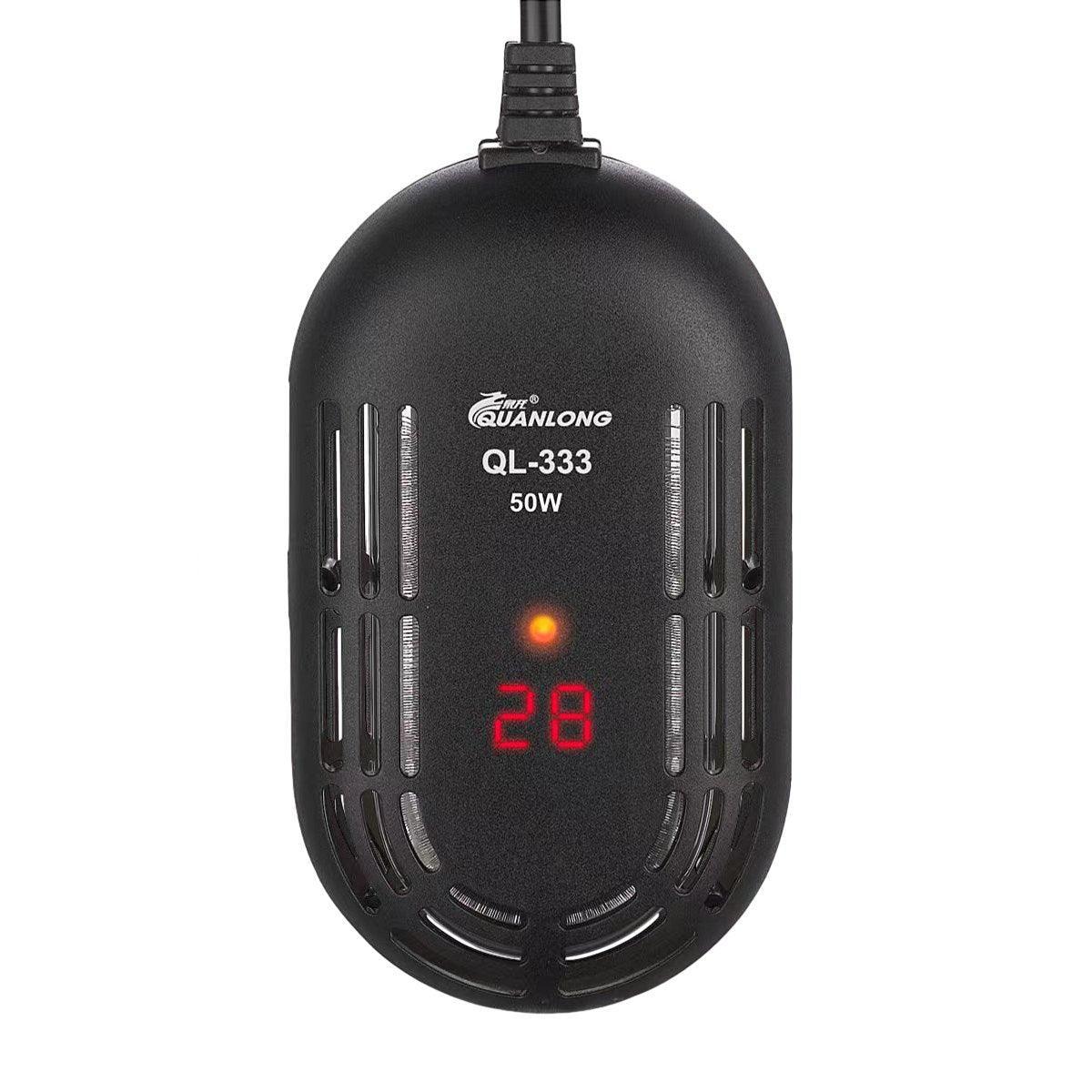 Mini Submersible Aquarium Temperature Rod with Thermostat for Fish and Turtle Tanks - 50W