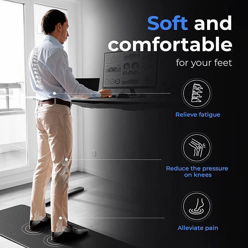 44x180cm Non-Slip Waterproof Kitchen Door Mat Floor Rug Carpet Anti-Oil Easy Clean - Green