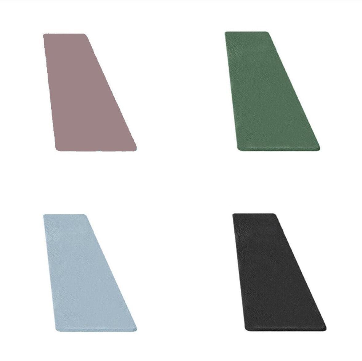 44x75cm Non-Slip Waterproof Kitchen Door Mat Floor Rug Carpet Anti-Oil Easy Clean - Green