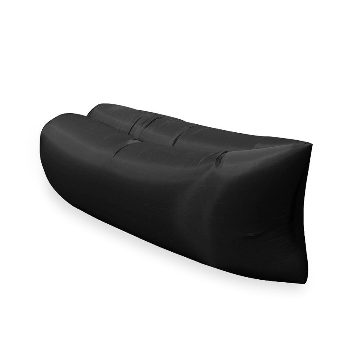 Fast Inflatable Lazy Lounge Air Sofa Bed Camping Beach Hangout Sleeping Bag - Purple