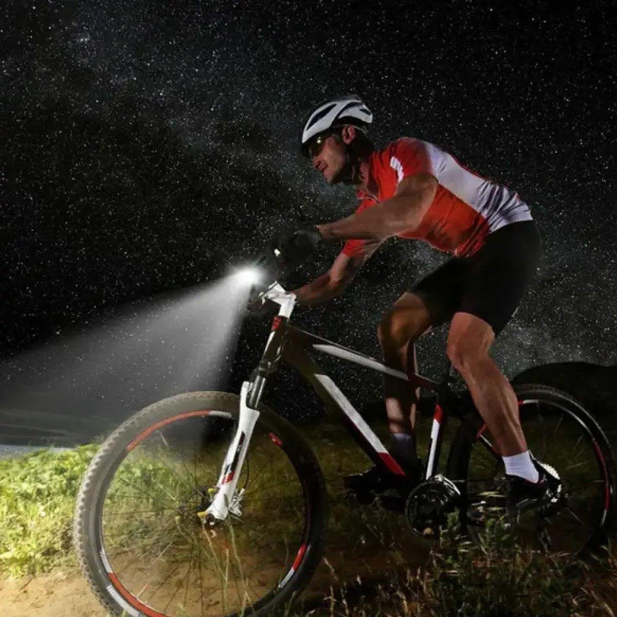 Bike Light Set Rechargeable LED Bicycle Lights Waterproof Front Rear Headlight - Bike Headlight+Taillight