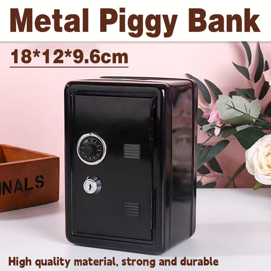 Piggy Bank Safe Cash Register Box Small Household Money Storage Safe