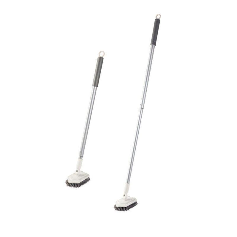 Long Handled Shower Scrub Brush with Extendable Pole for Bathroom Tiles