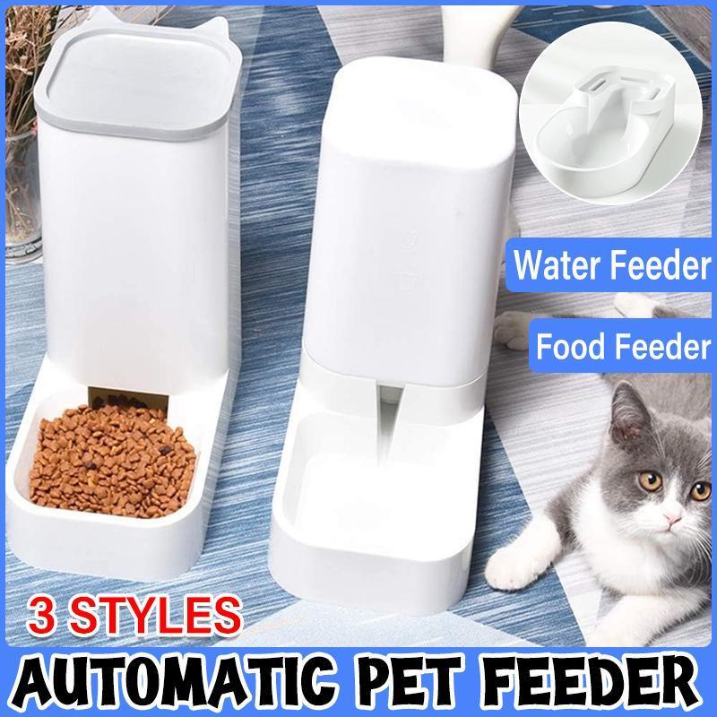 Automatic Pet Dog Cat Food Water Dispenser Feeder Self Feeding Bowl Bottle - Food