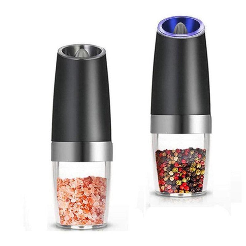 Automatic Gravity Electric Salt or Pepper Mill Grinder Led Battery-Operated