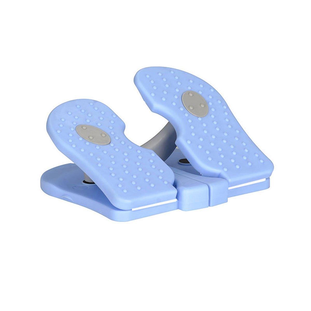 Indoor Mini Stepper Fitness Machine Leg Calf Stretch Cardio Trainer Home Workout - Blue