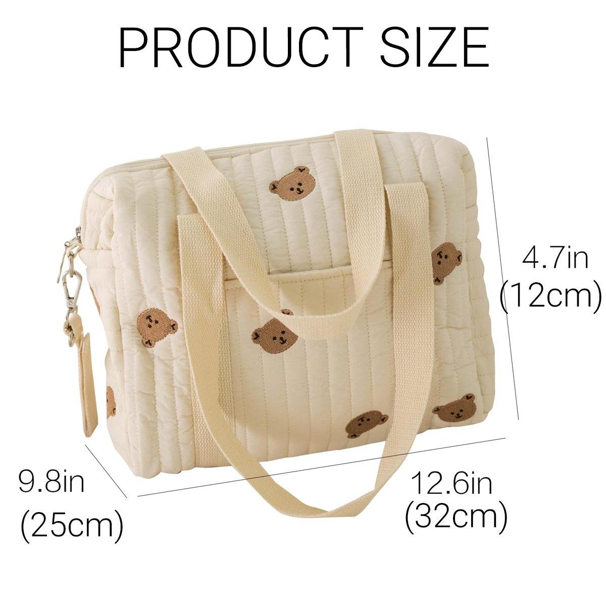 Backpack Nappy Diaper Bag with Stroller Straps Hanging Organiser for Travel and Daily Use