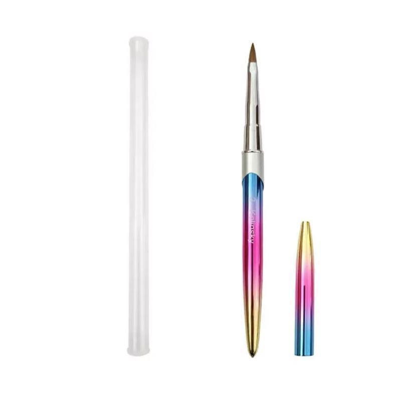 Kolinsky Acrylic Nail Art Brush Manicure Powder Professional Tools Size 2-18 - 16#