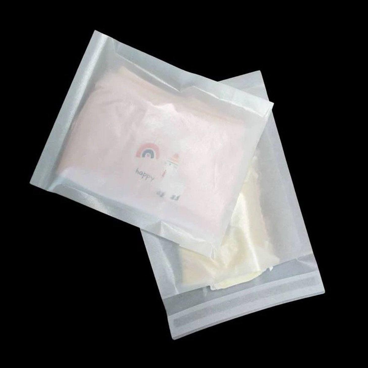 50PCS Eco-Friendly Biodegradable Translucent PaperBags Greaseproof Glassine Bags - 35*40+5cm