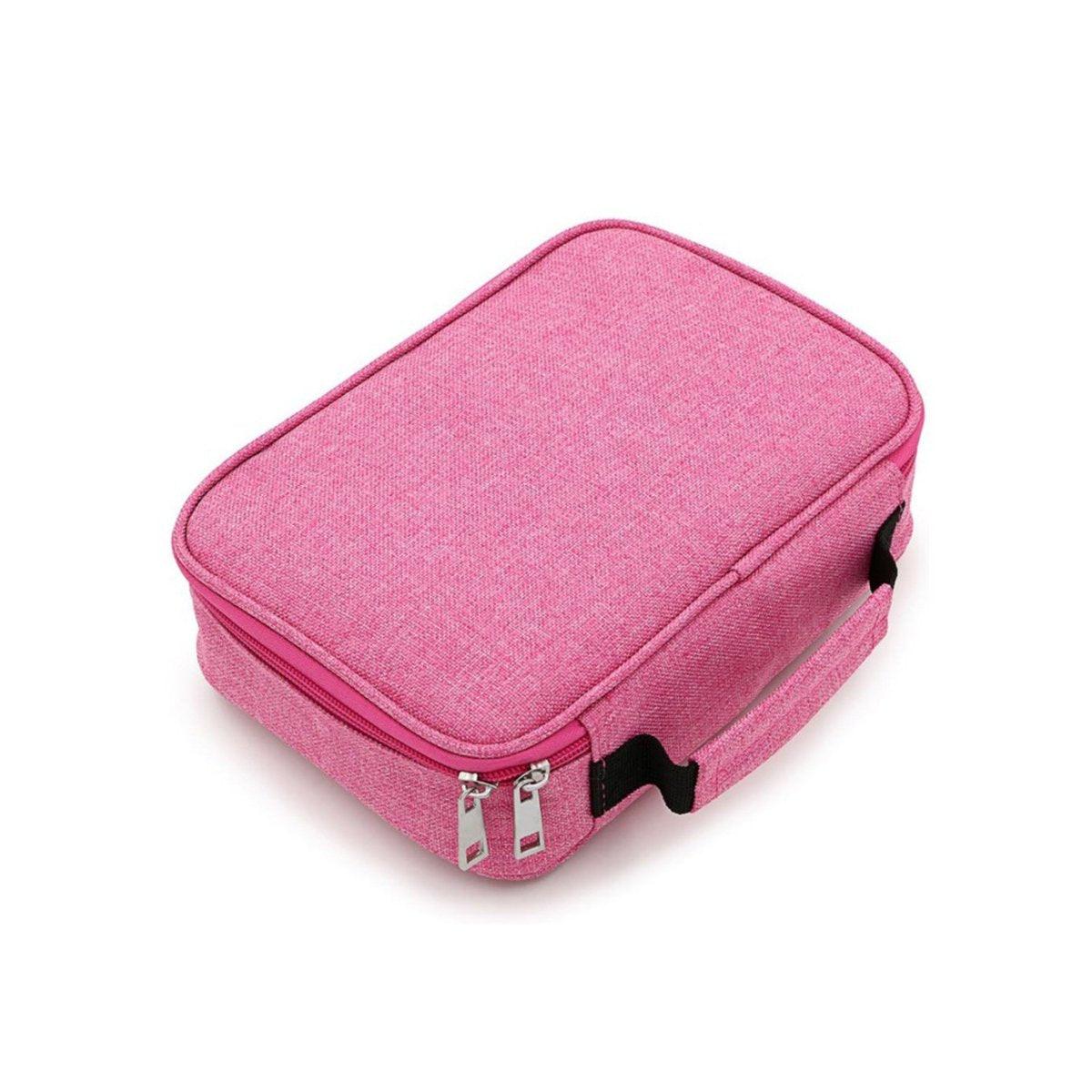 Large Capacity Waterproof Pen Pouch Pencil Case Student Stationery Storage Bag - Black