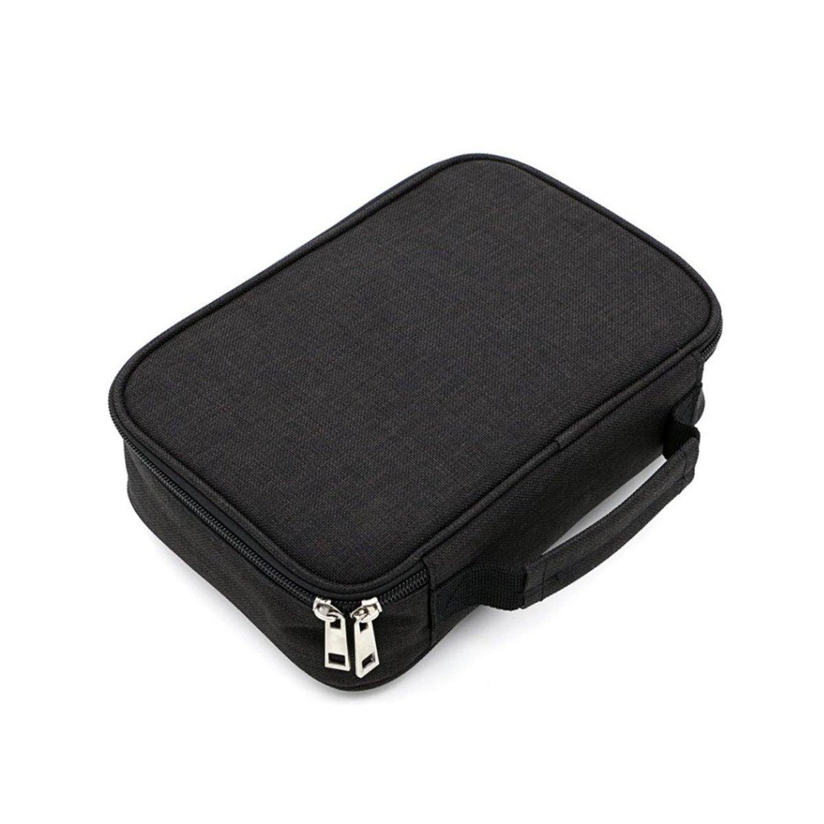 Large Capacity Waterproof Pen Pouch Pencil Case Student Stationery Storage Bag - Black