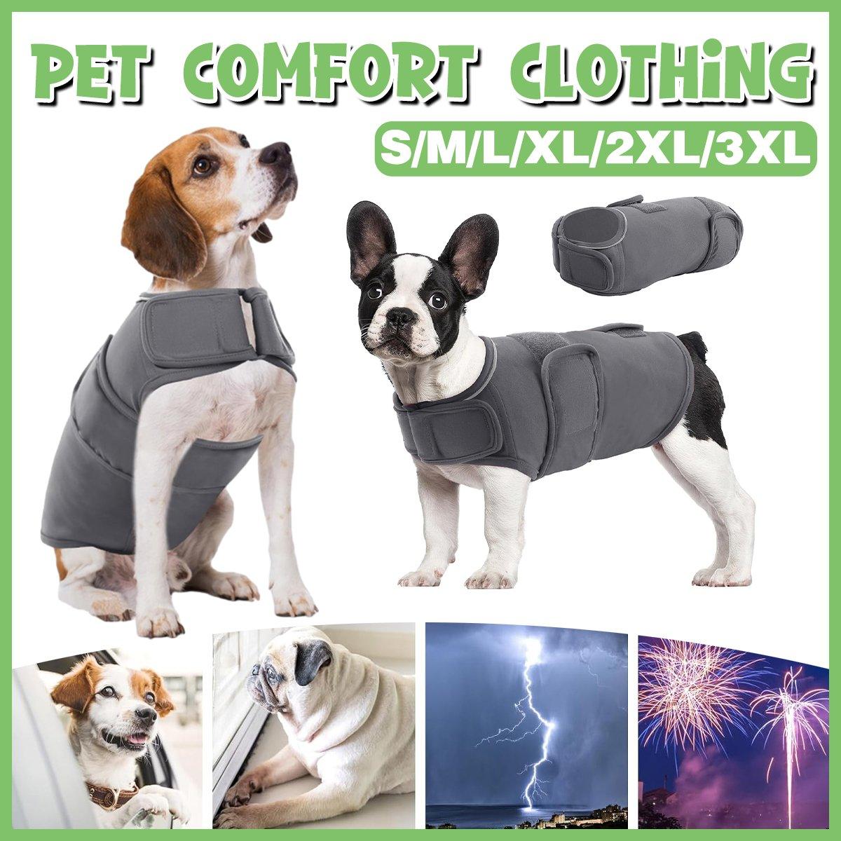 Pet Comfort Dog Relief Vest Jacket Soft Anxiety Coat for Small Medium Large Dogs - XL