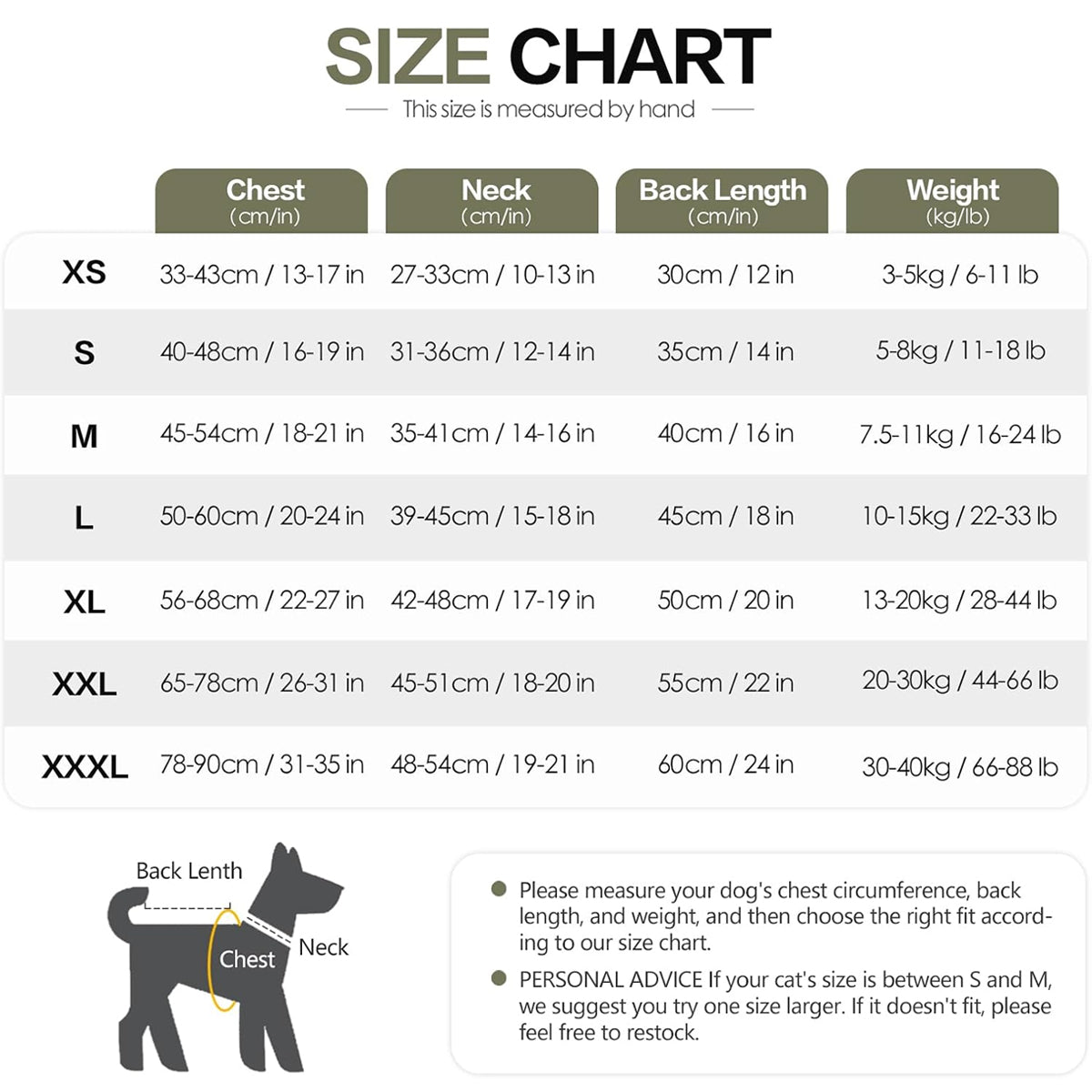 Calming Dog Vest for Stress Relief Travel Thunder Wrap Jacket for Medium Large Dogs - XL