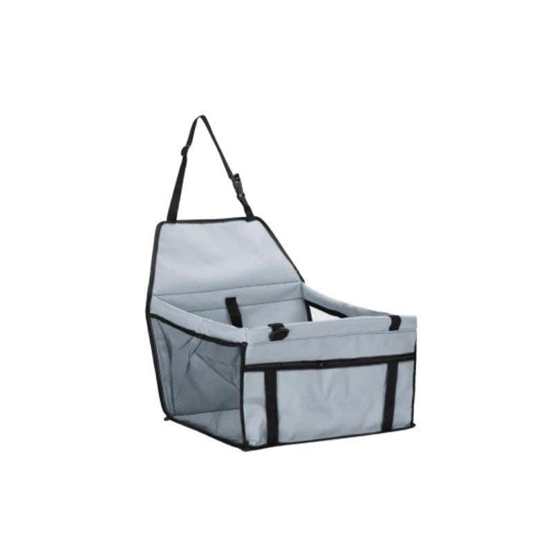 Pet Car Booster Seat Travel Carrier Basket for Cats Dogs with Secure Design - Black