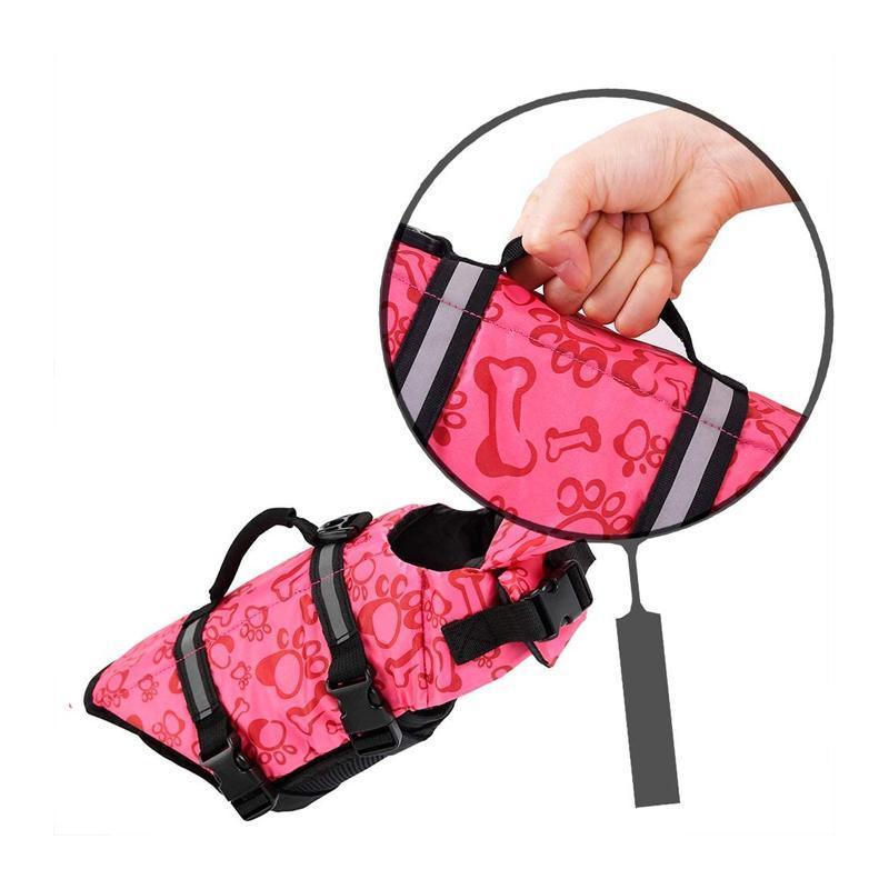 Dog Life Jacket Pet Swim Vest Floatation Aid for Boating and Water Activities Green - L