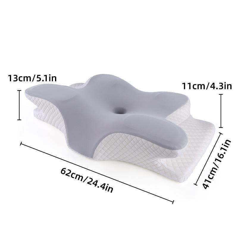 Memory Foam Butterfly Neck Pillow for Enhanced Comfort and Sleep Positioning