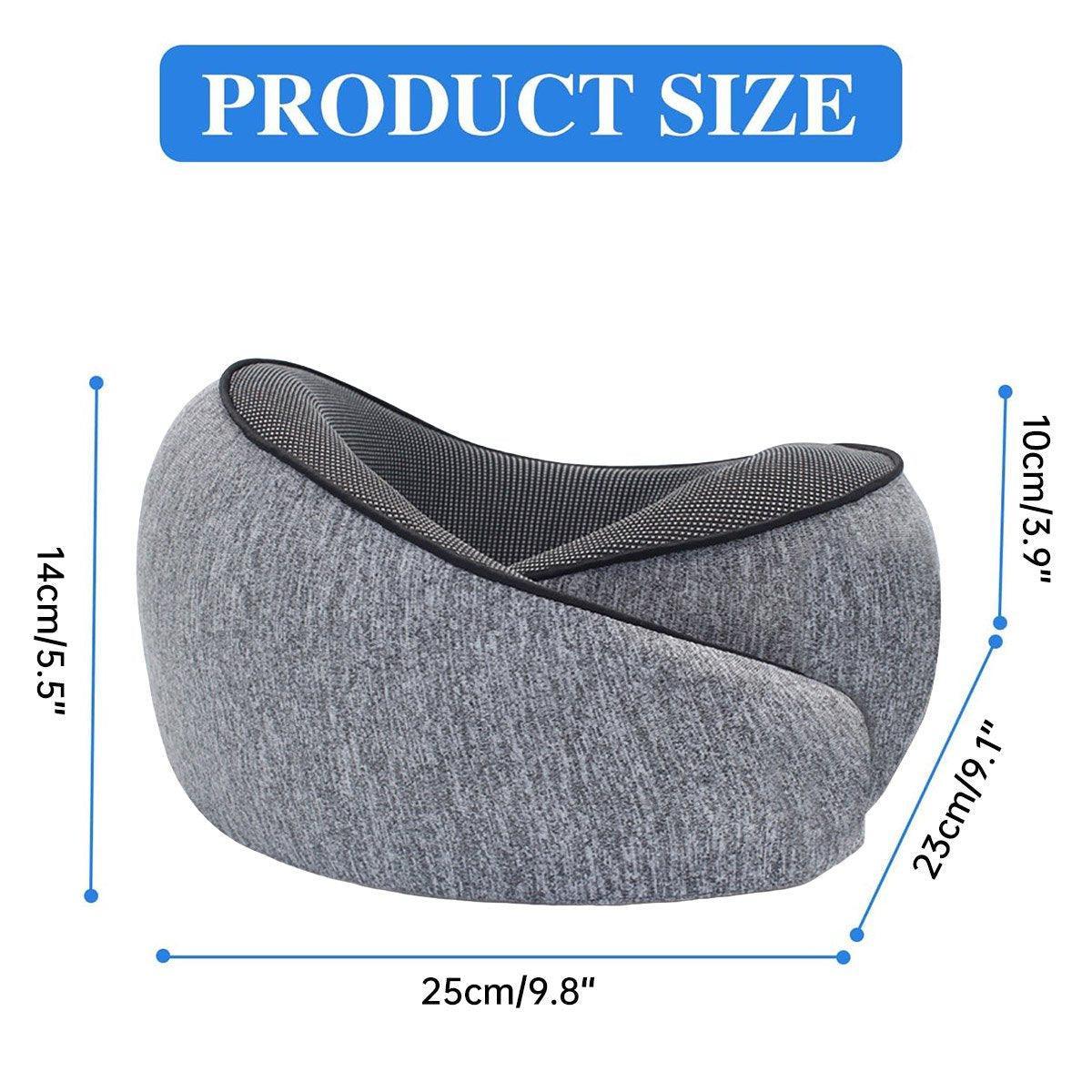 Neck Pillow for Travel Memory Foam Comfortable Breathable Soft U-Shaped