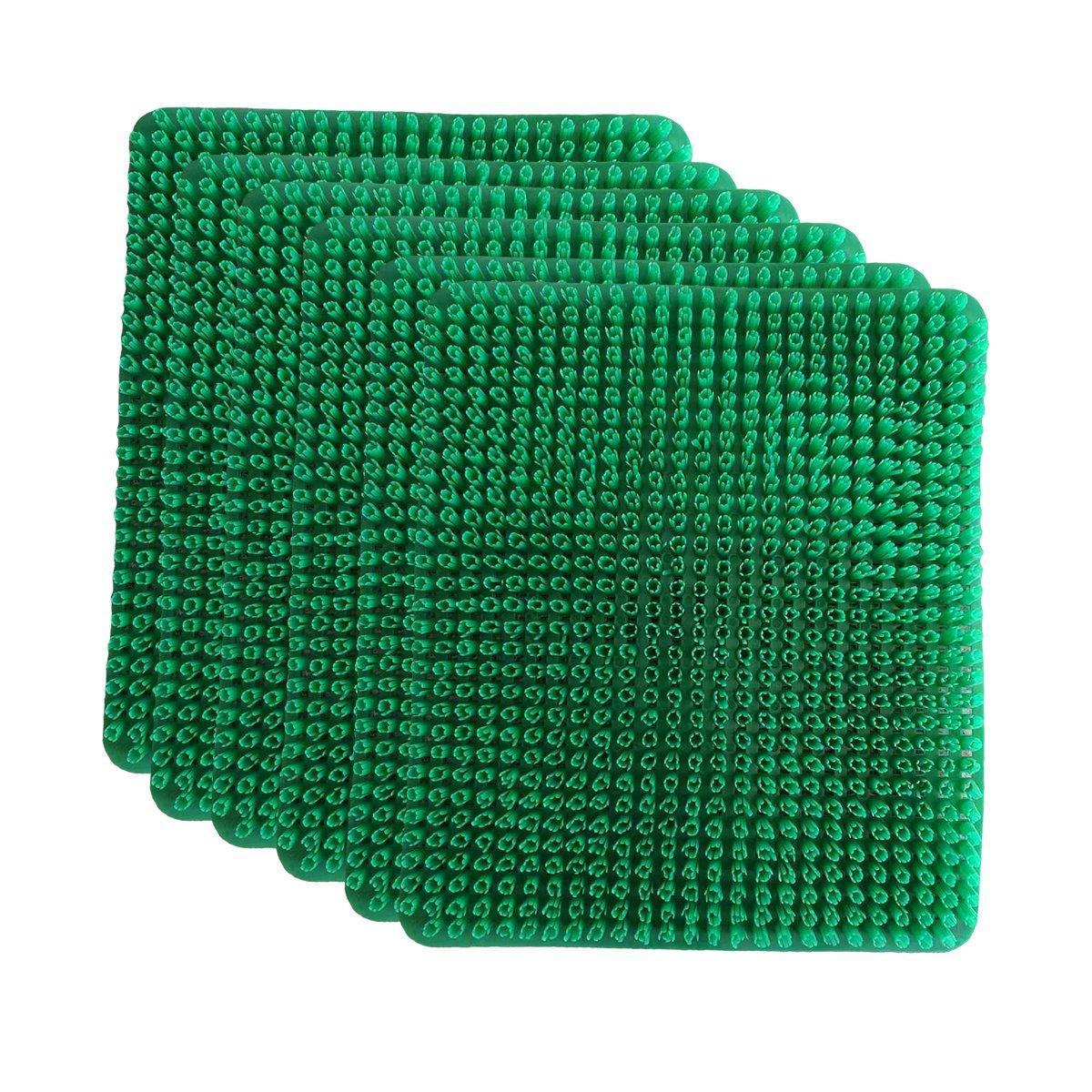 6PCS Egg Laying Box Mat Plastic Chicken Nest Grass Pad Imitation Grass Gasket