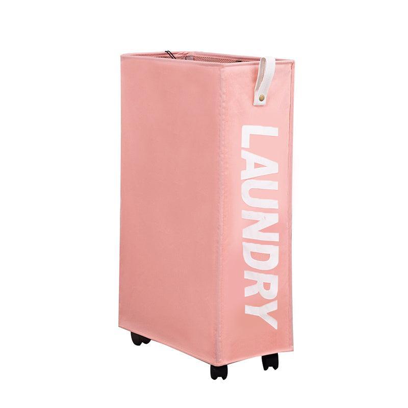 Large Foldable Laundry Washing Clothes Storage Bag Hamper Basket Bin Organiser - Light Blue