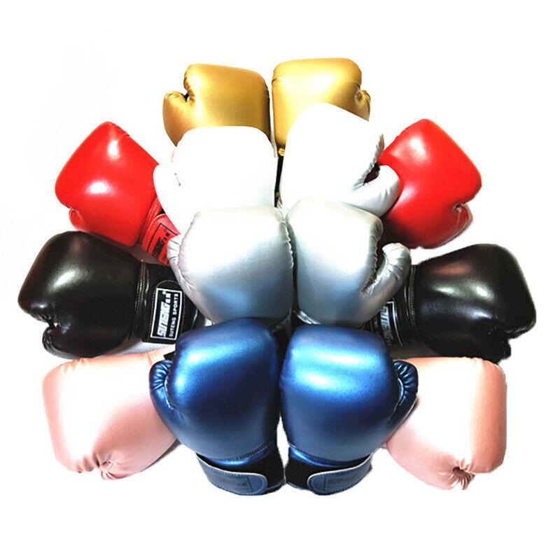 Boxing Sparring Training Gloves MMA Kickboxing Punching Gloves for Practice Sessions - Red