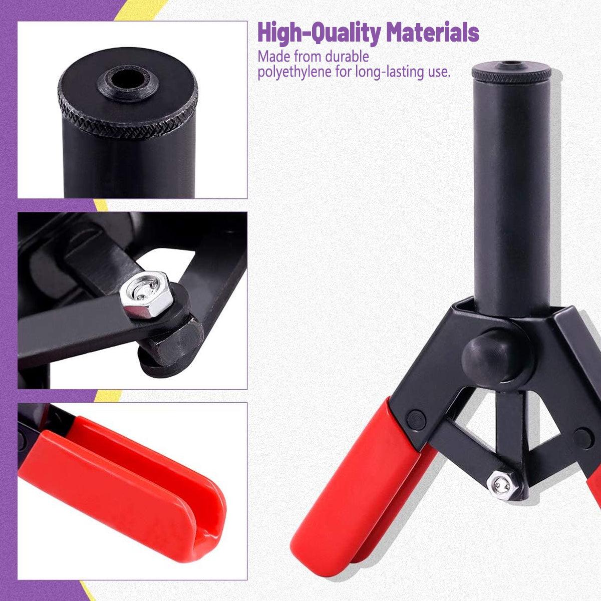 41 Piece Plastic Rivet Tool Set Quick Release Polyethylene Riveting Kit