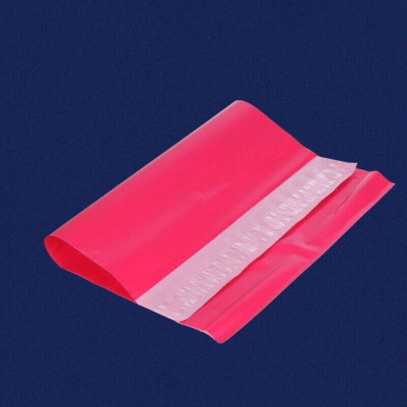 Poly Mailer Bags Mailing Satchel Plastic Courier Self Sealing Packing Rose Red - 45*60CM