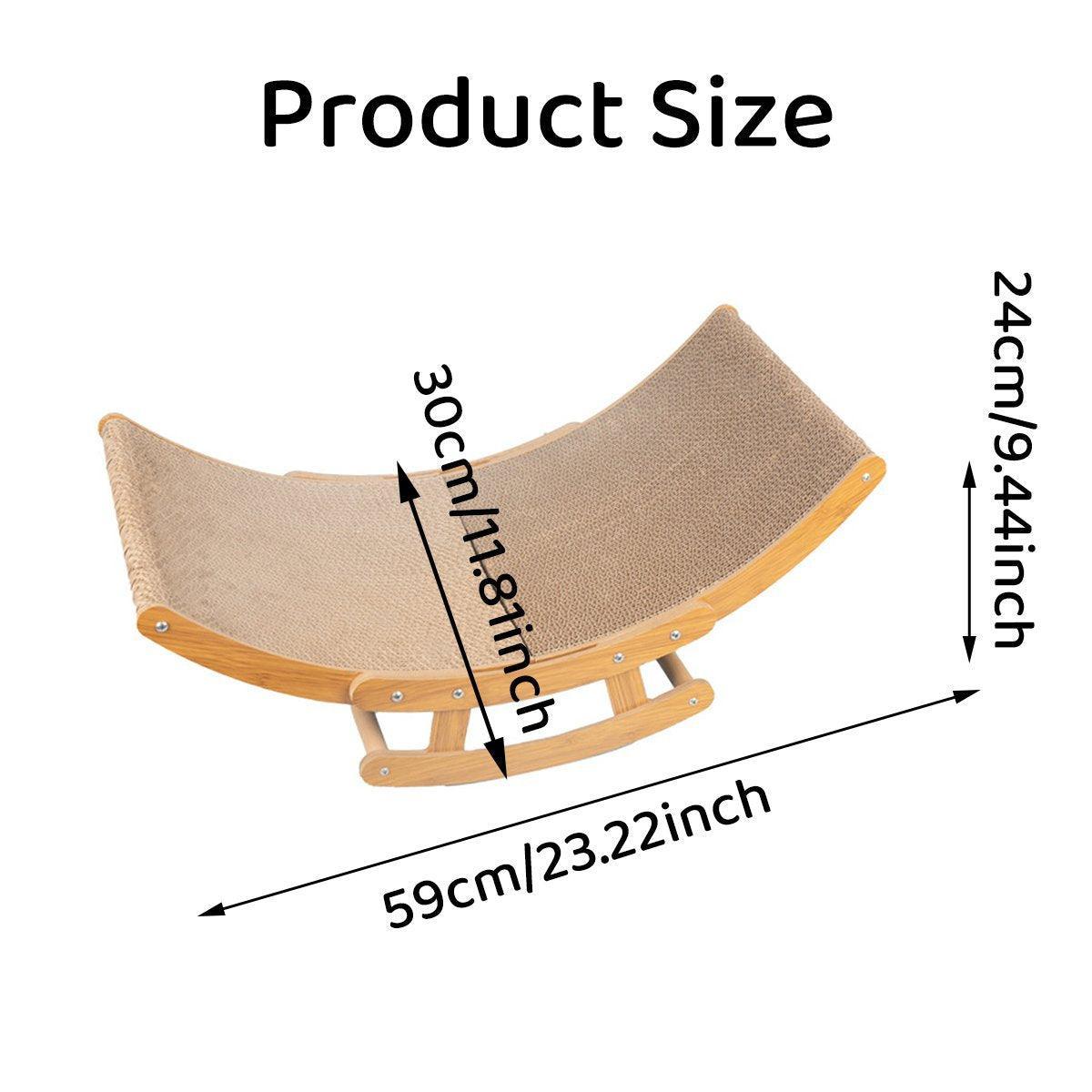 Premium Cat Scratching Board Bed Corrugated Paper Durable All Seasons Cat Toy - Replacement core * 2